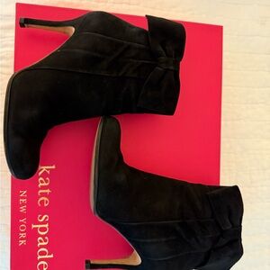 Kate Spade Black Heeled Boots